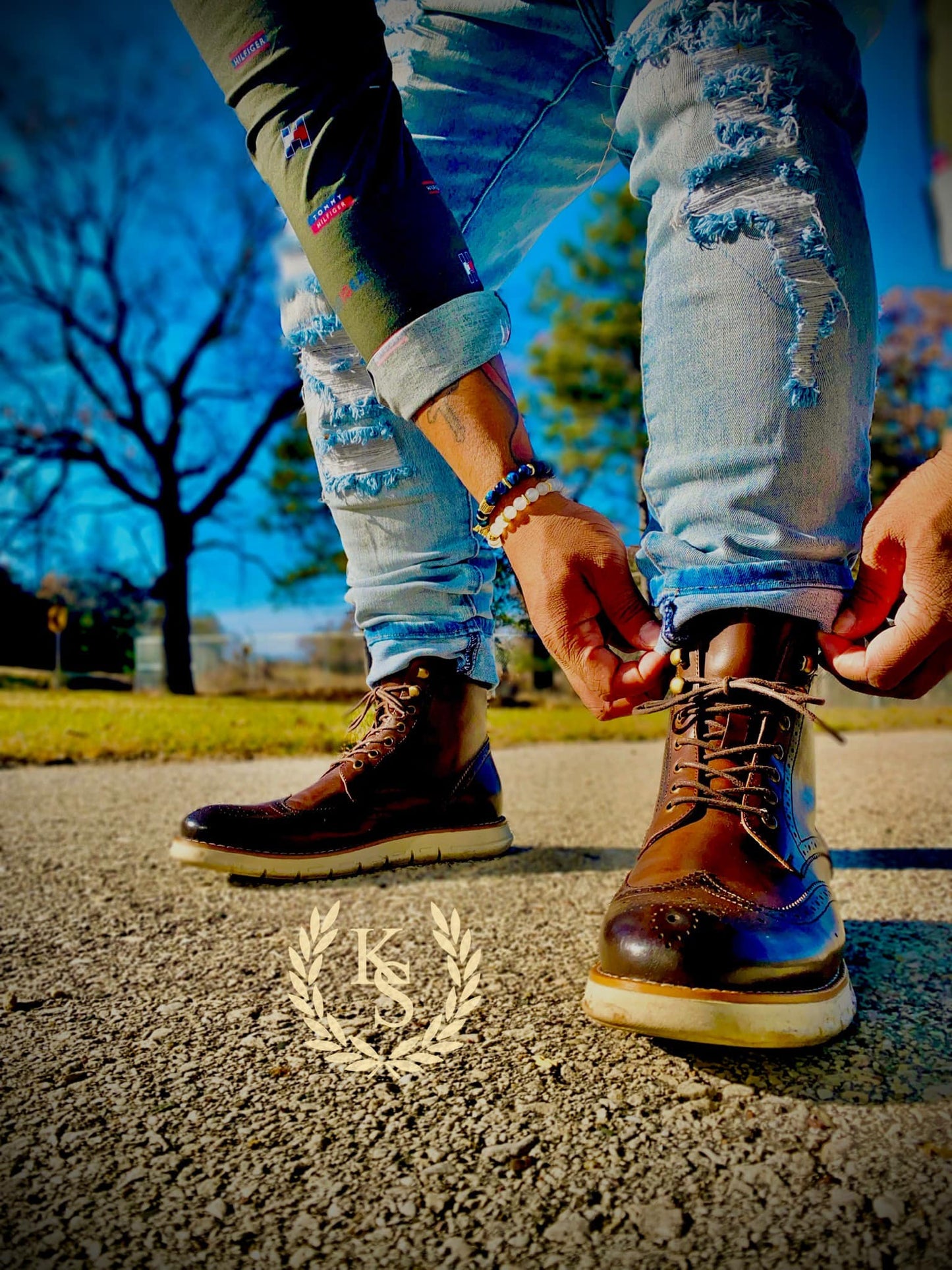 Deangelo Wingtip Boot